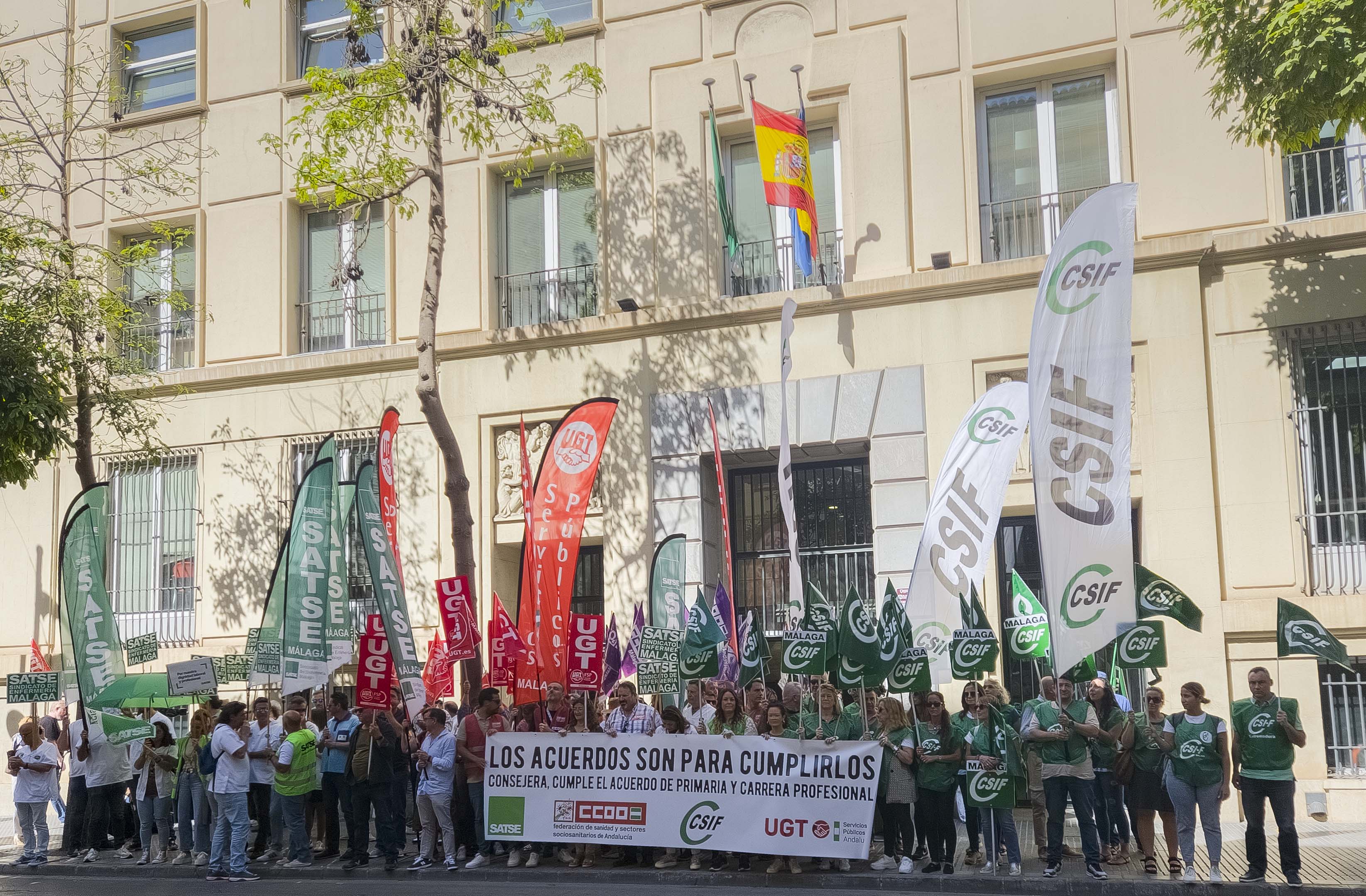 Protesta Sanidad Málaga
